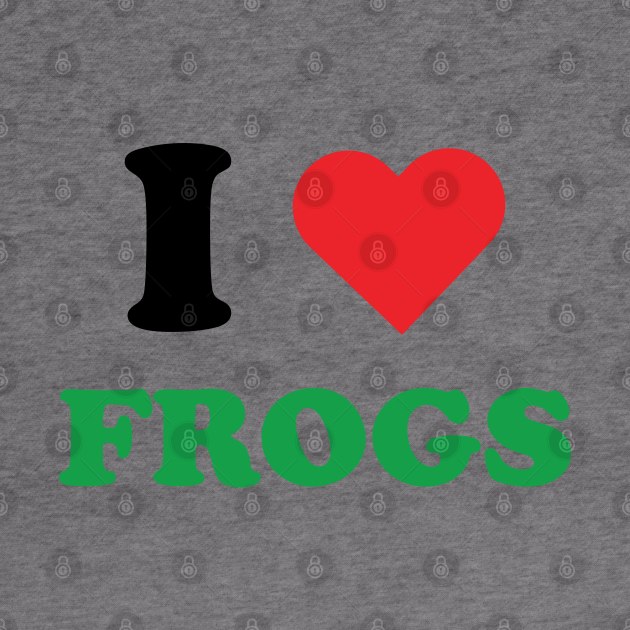 I Heart Frogs by Shirts That Bangs